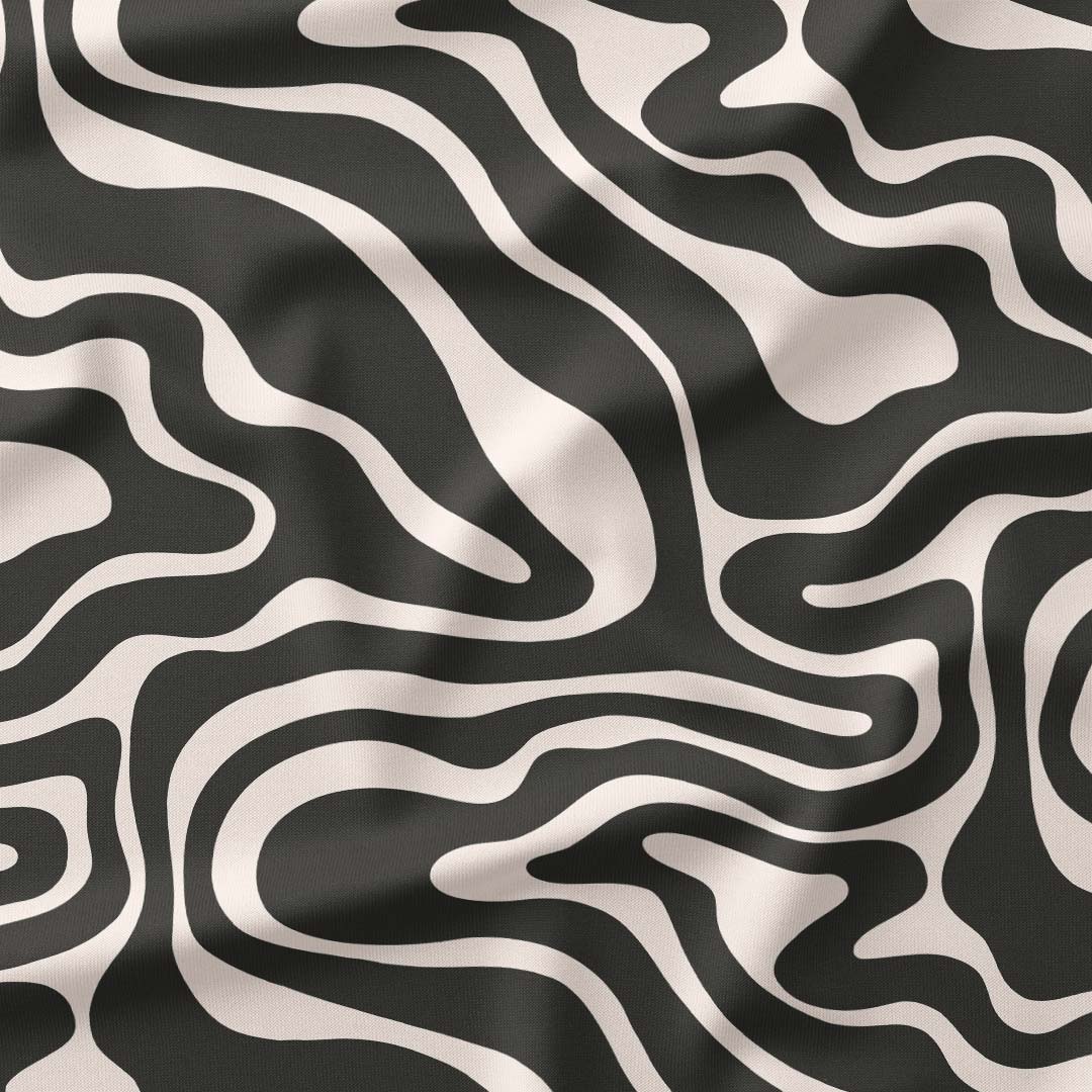 Grey Drift Fabric