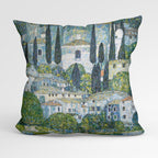 CUSHION Fabric Panel Gustav Klimt Kirche in Cassone