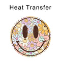 Happy Iron on Fabric Heat Transfer DTF-242