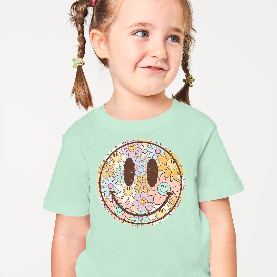 Happy Iron on Fabric Heat Transfer DTF-242