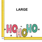 Ho Ho Ho Iron on Fabric Heat Transfer DTF-94