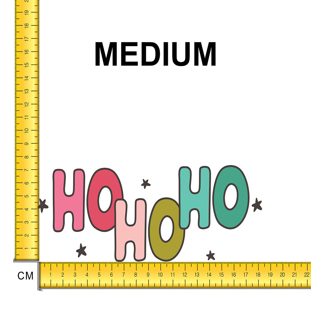 Ho Ho Ho Iron on Fabric Heat Transfer DTF-94