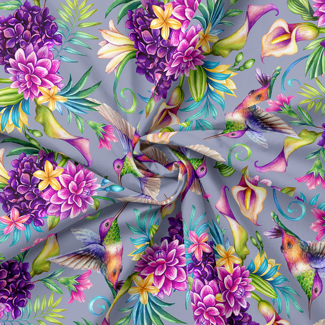 Hummingbirds Fabric