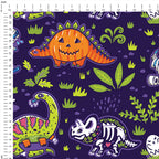 Halloween Dinos Fabric