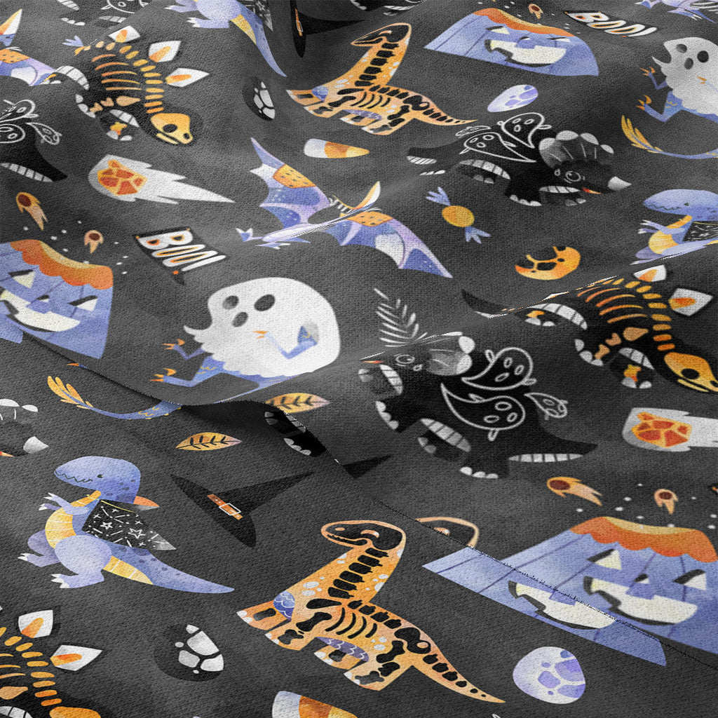 Spooky Dinos Fabric