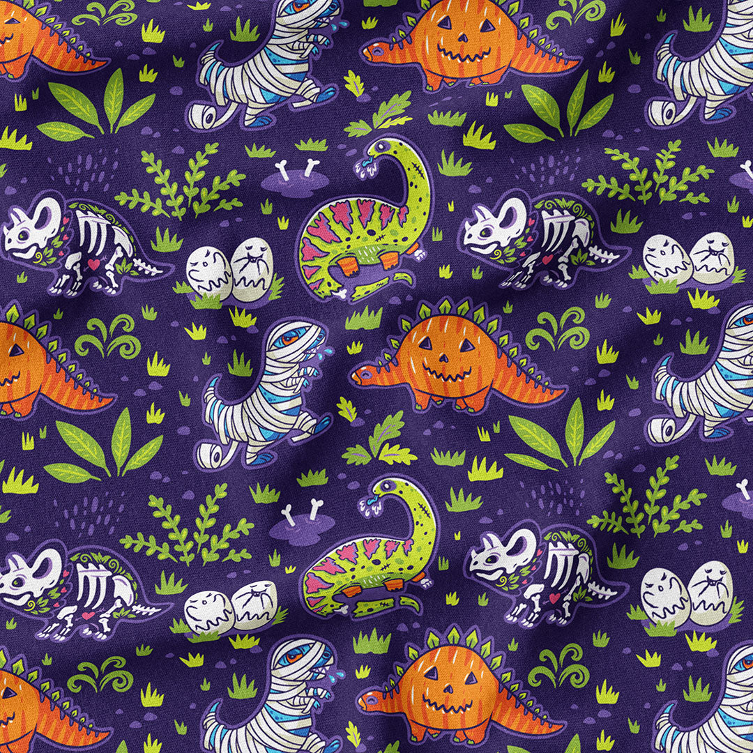 Halloween Dinos Fabric