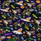 Halloween Dogs Fabric