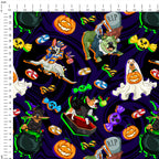 Halloween Dogs Fabric