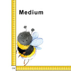 Happy Bugs Bee Iron on fabric heat transfer DTF-59