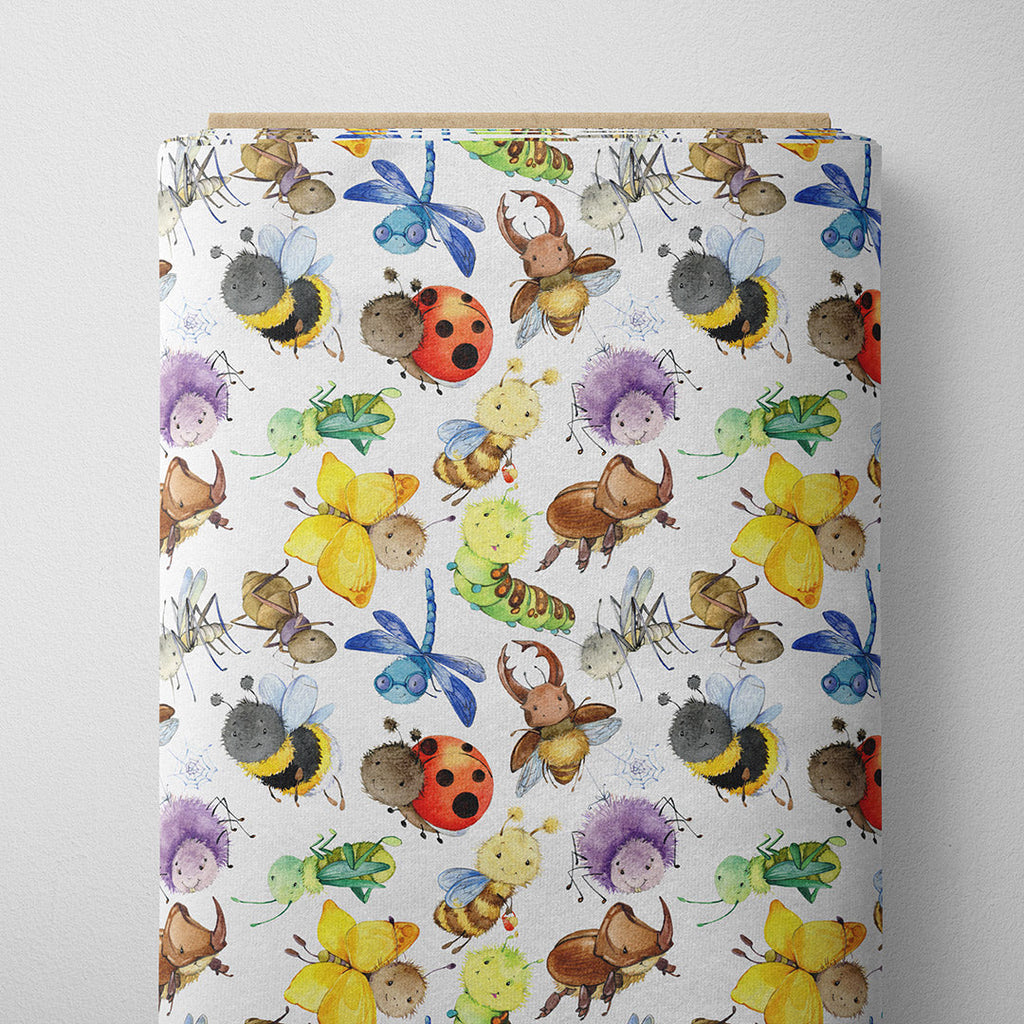 Happy Bugs Fabric
