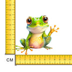 Happy Frog Iron on Fabric Heat Transfer DTF-178