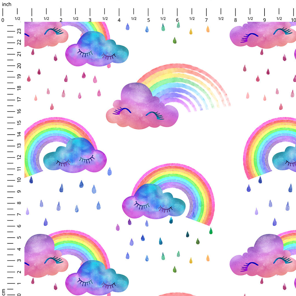 Happy Rainbow Fabric