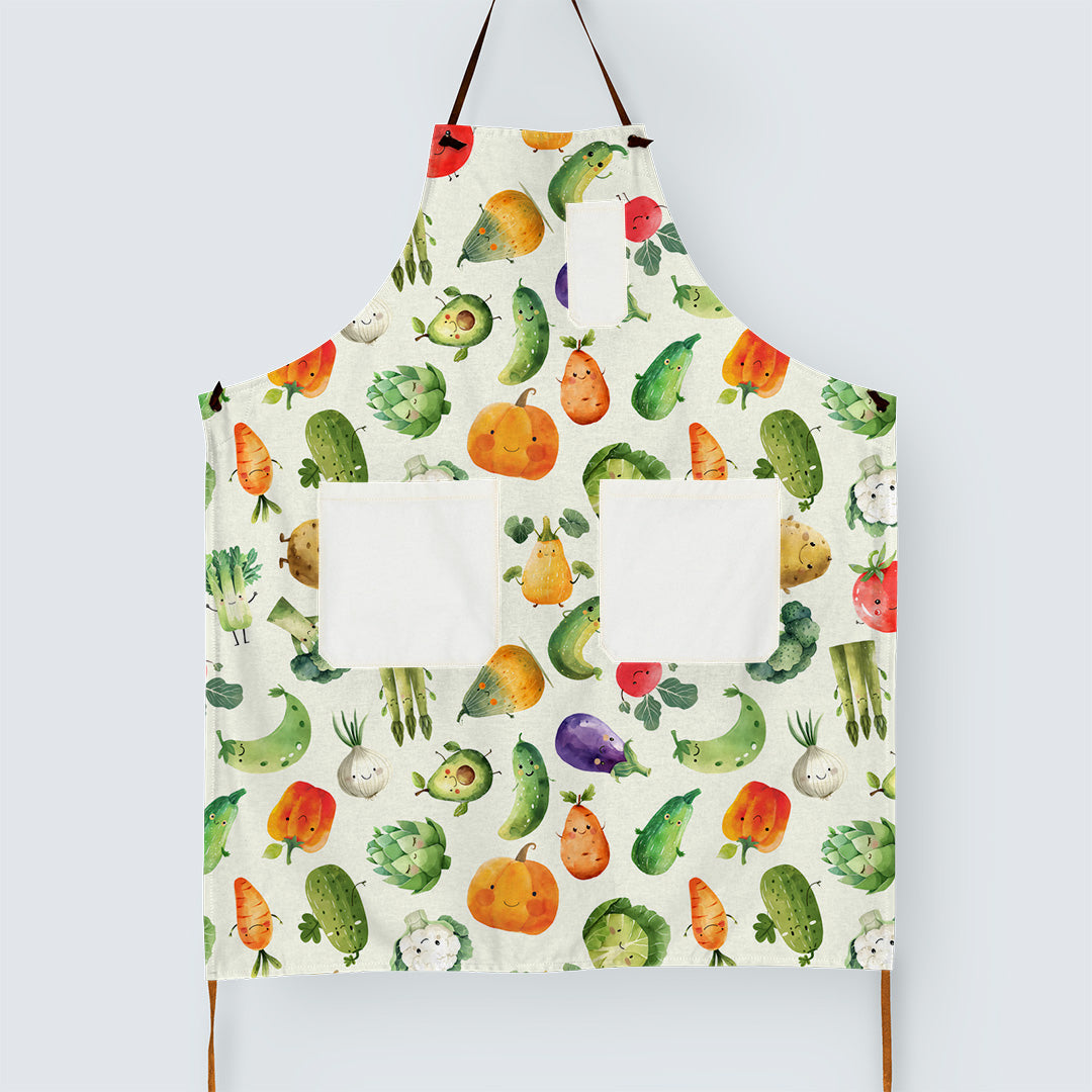 Happy Veggies Fabric