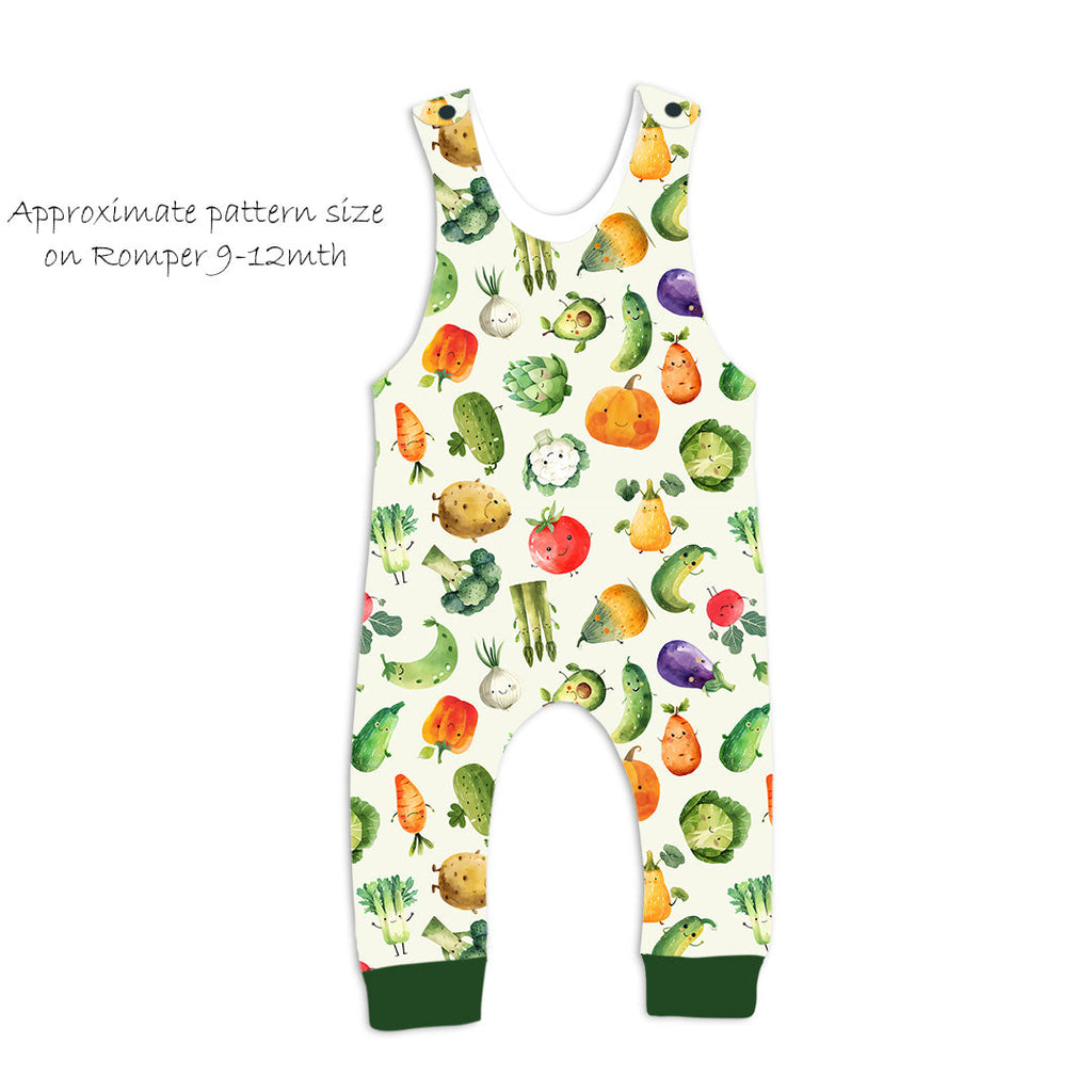 Happy Veggies Fabric