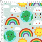Happy World Fabric