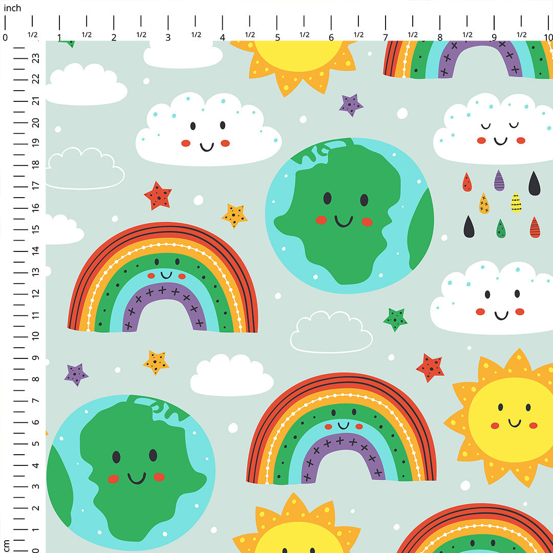 Happy World Fabric