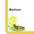 Happy Bugs Caterpillar Iron on fabric heat transfer DTF-57