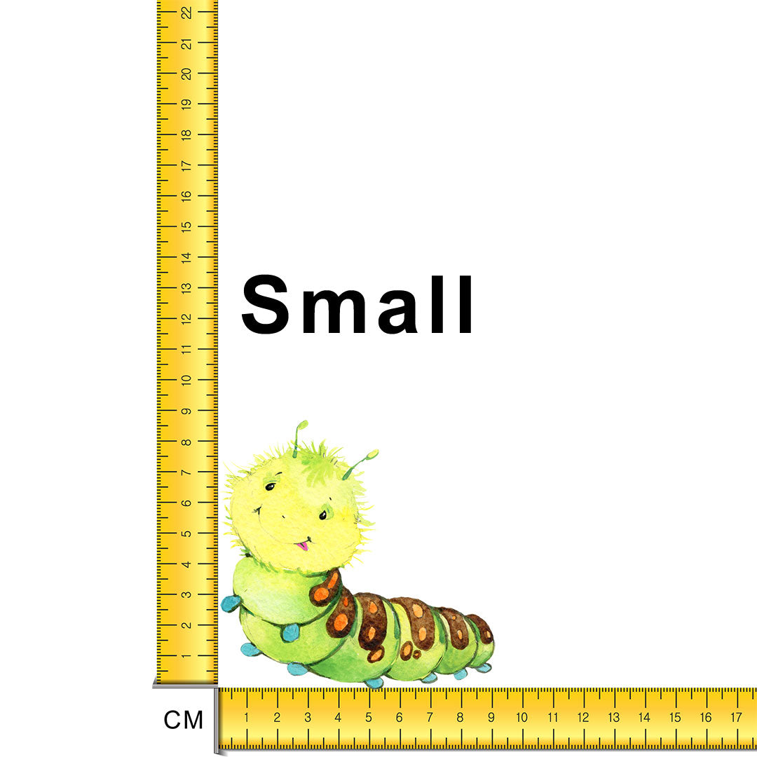 Happy Bugs Caterpillar Iron on fabric heat transfer DTF-57
