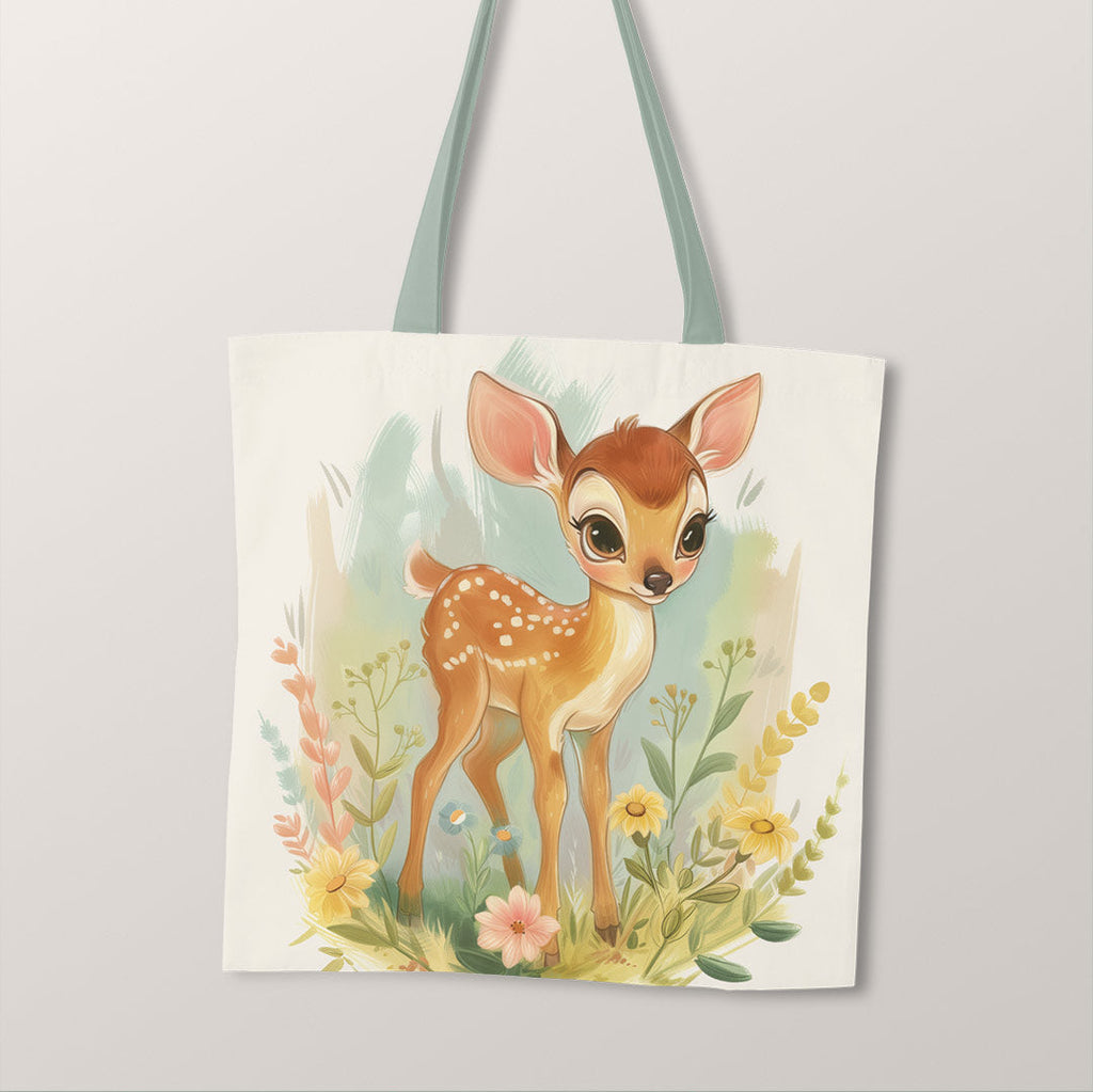 TOTE Fabric Bag Panel Cute Fawn Hazel TP-309