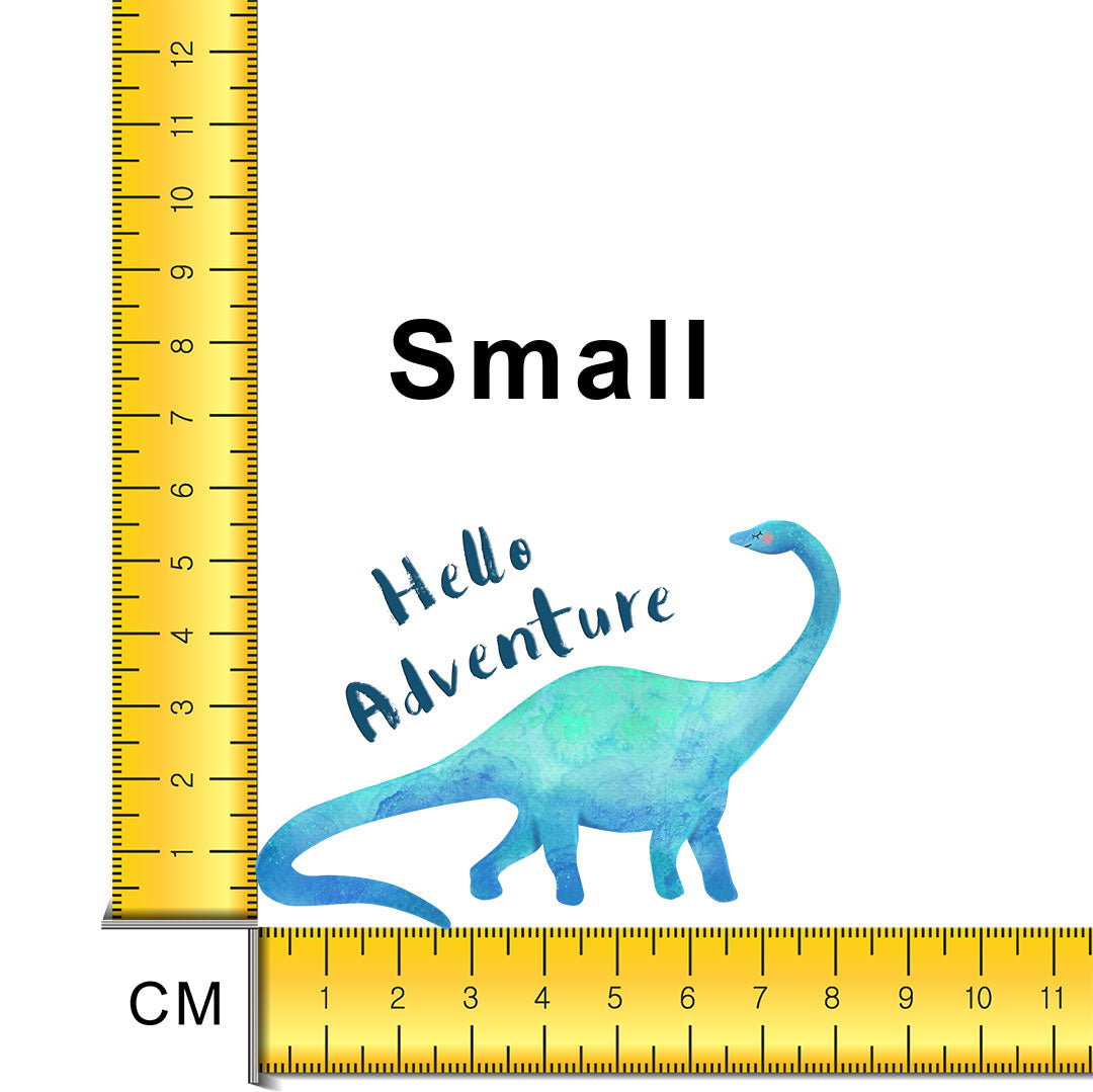 Hello Adventure Dino Iron on fabric heat transfer DTF-20