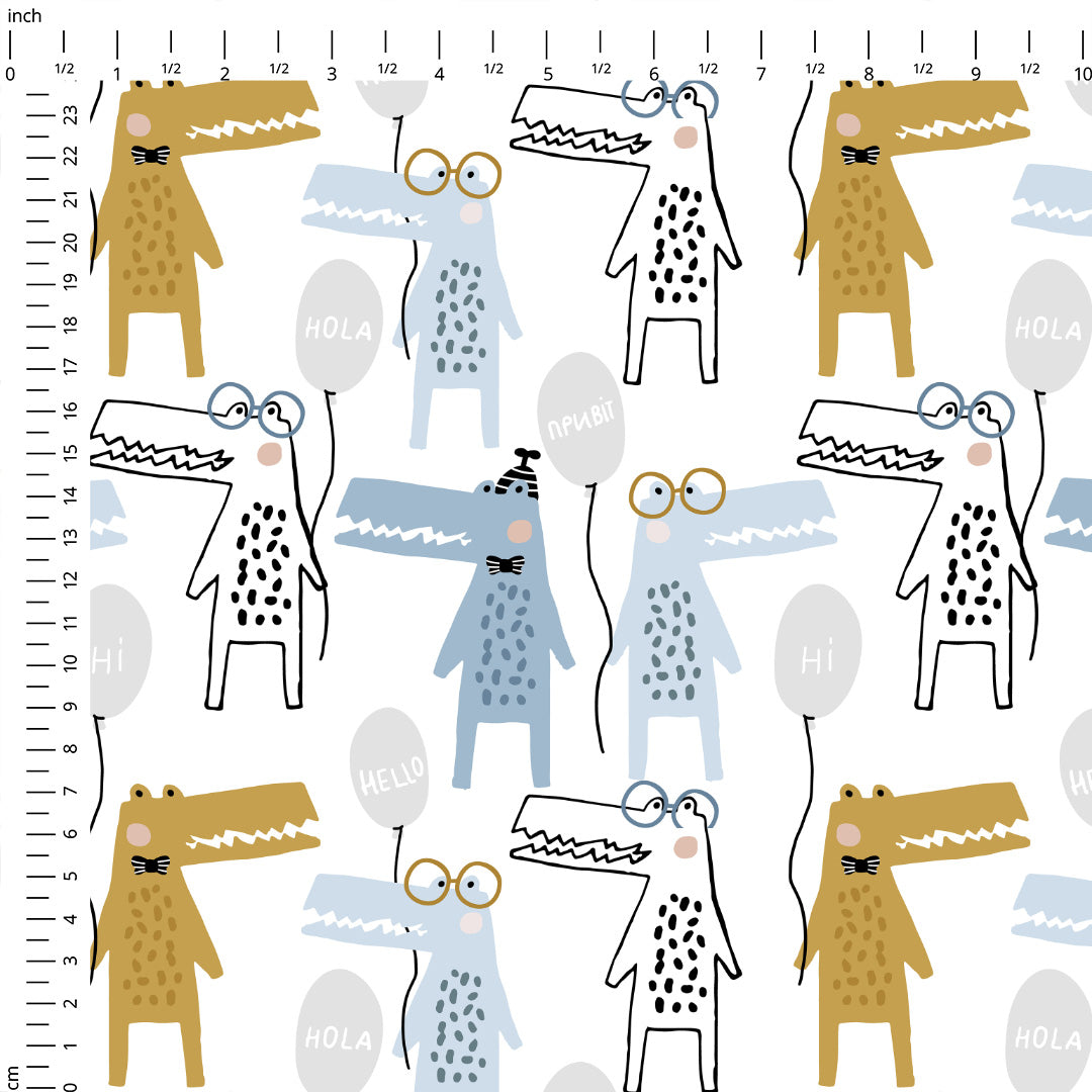 Hello Crocs Fabric