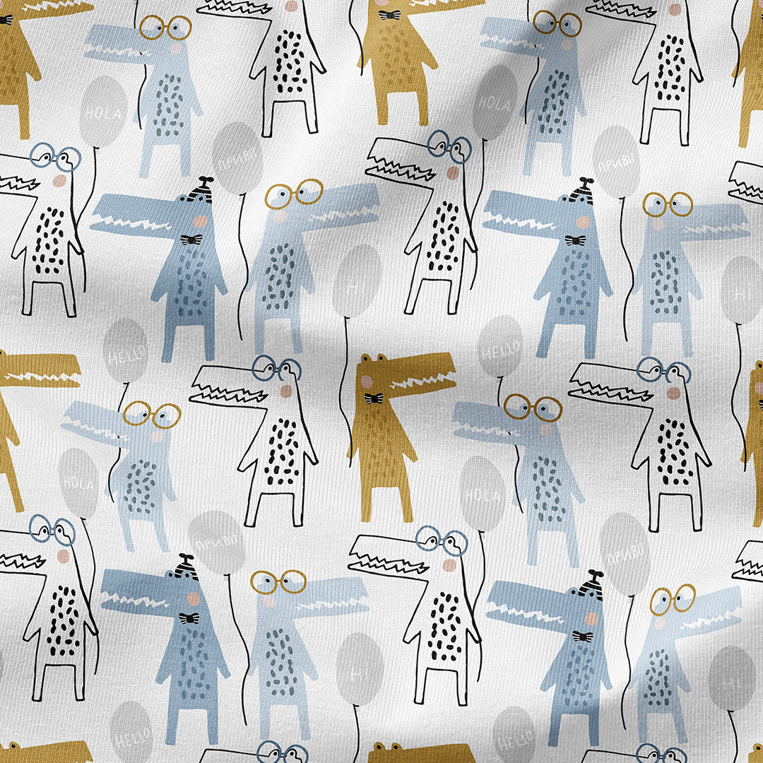Hello Crocs Fabric