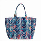 Herringbone Blue Fabric
