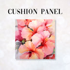 CUSHION Fabric Panel Hibiscus