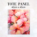 TOTE Hibiscus Fabric Bag Panel