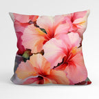 CUSHION Fabric Panel Hibiscus