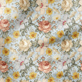 Hibiscus Blue Fabric