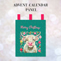 Highland Coo Advent Calendar Panel Set