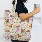 Highland Cow Vanilla Fabric