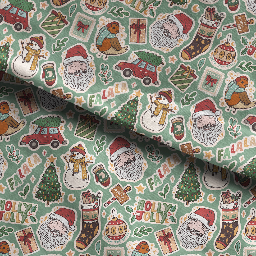 Holly Jolly Fabric