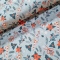 Poinsettia Mint Fabric