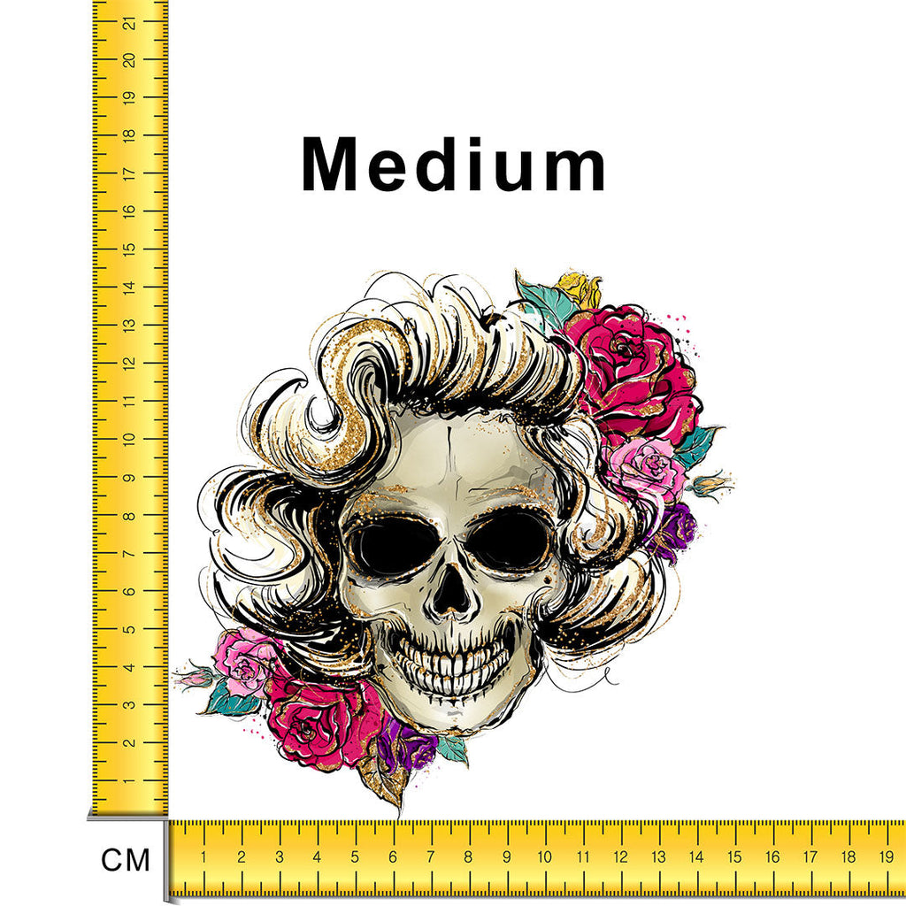Hollywood Skulls Marilyn Iron on fabric heat transfer DTF-40