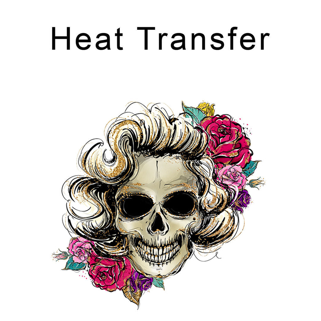 Hollywood Skulls Marilyn Iron on fabric heat transfer DTF-40
