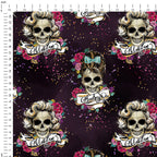 Hollywood Skulls Fabric