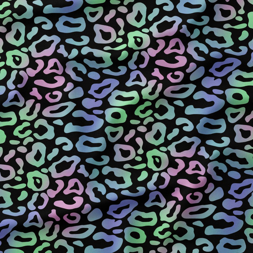 Holo Mist Leopard Fabric