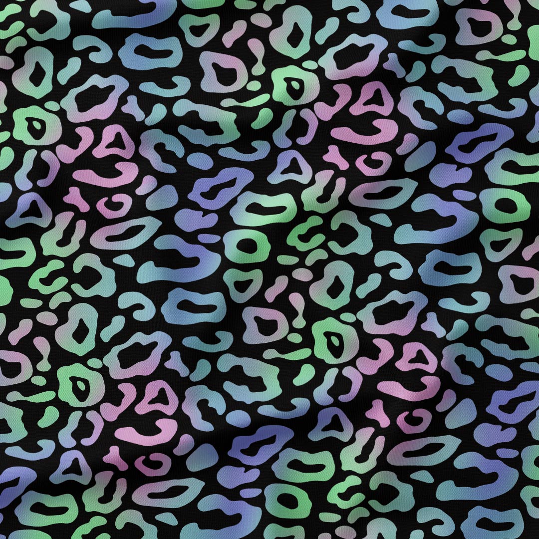 Holo Mist Leopard Fabric