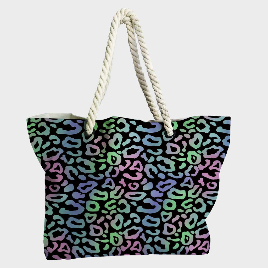 Holo Mist Leopard Fabric