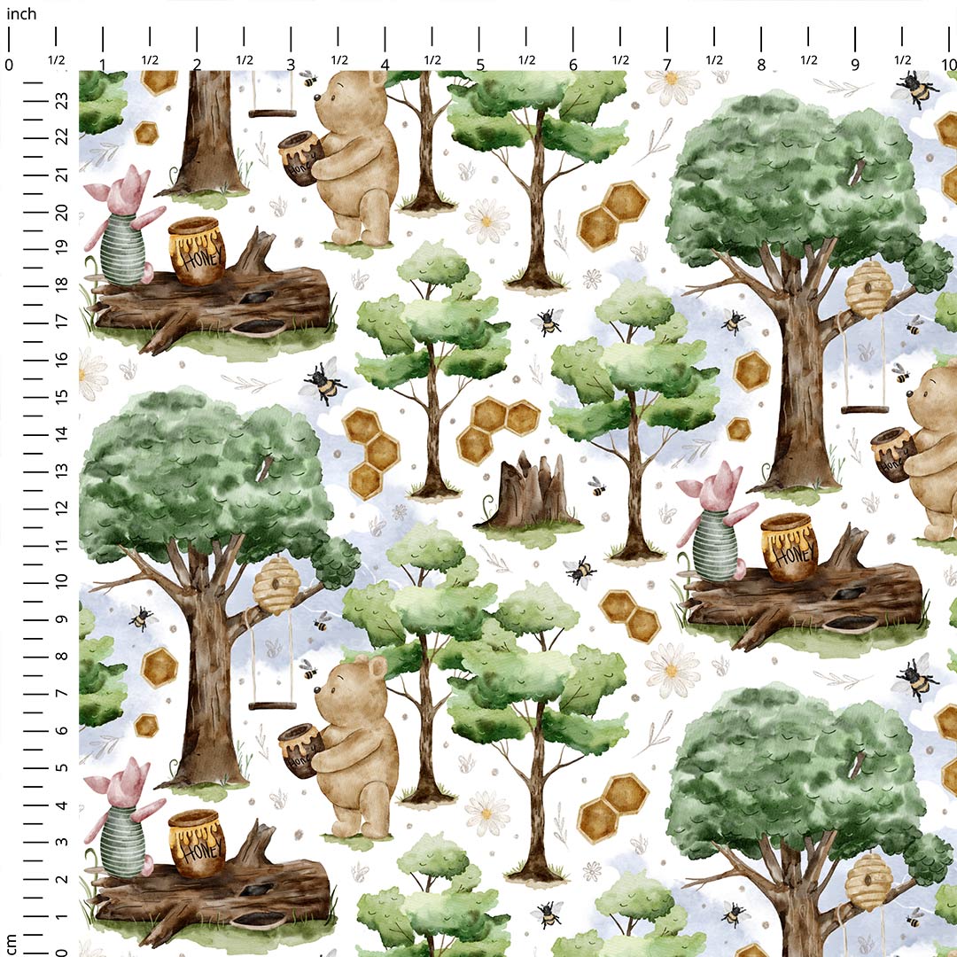 Honey Bear Fabric