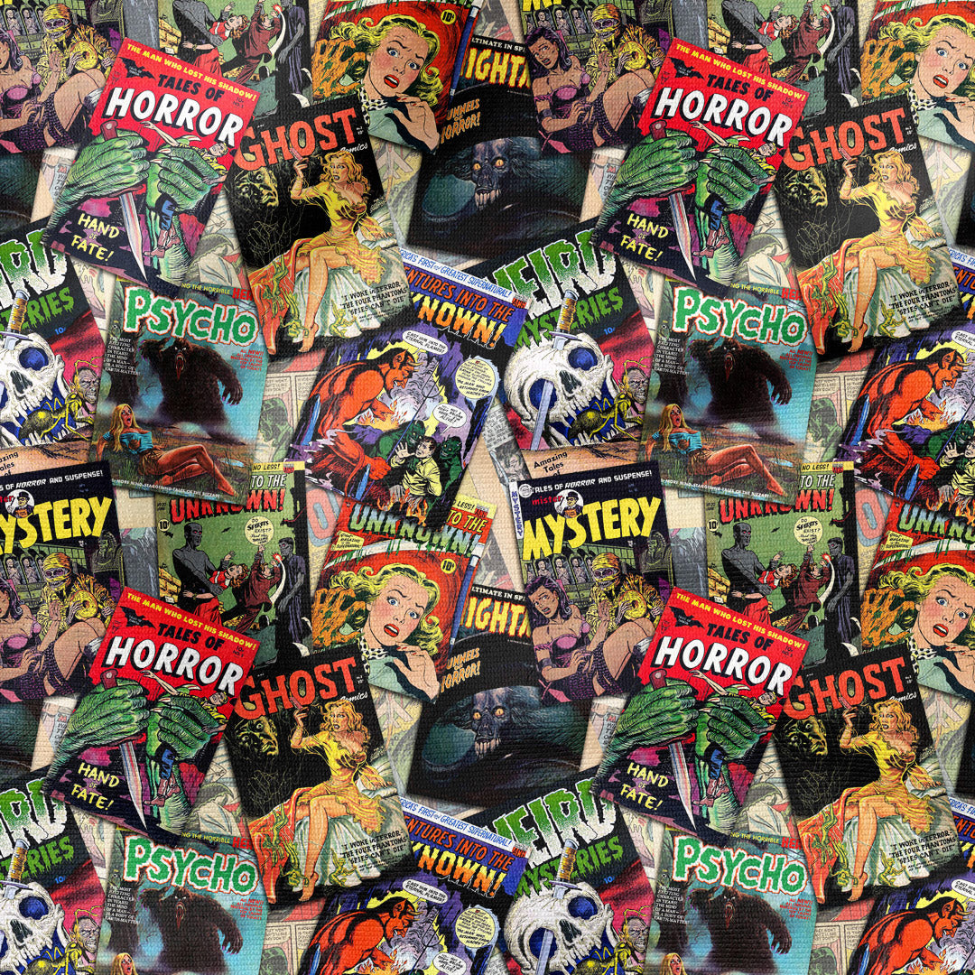 Horror Comics Bright Fabric