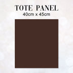 TOTE CO-ORD Hot Choc Gingerbread TP-110 Fabric Bag Panel