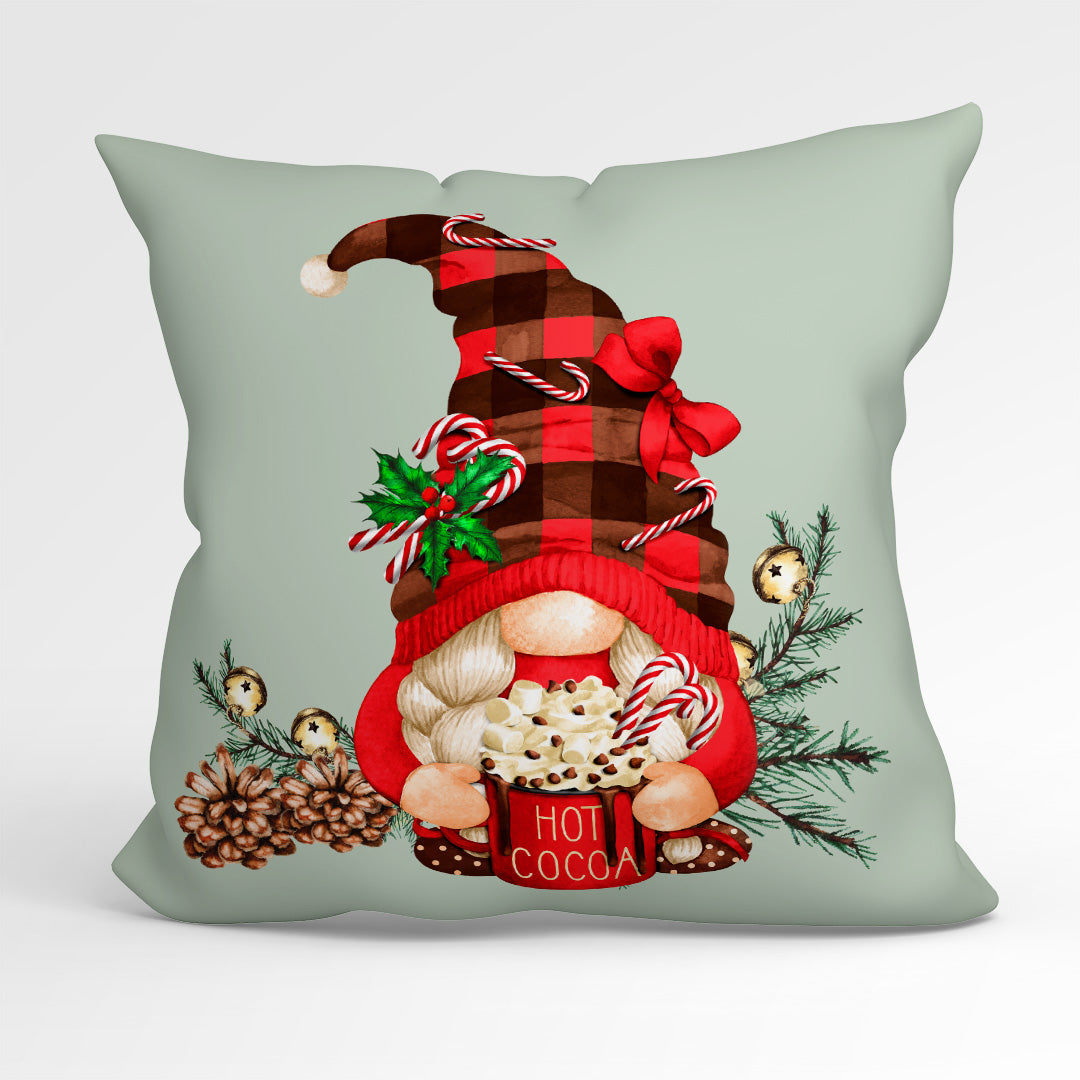 CUSHION Fabric Panel Hot Choc Gnome