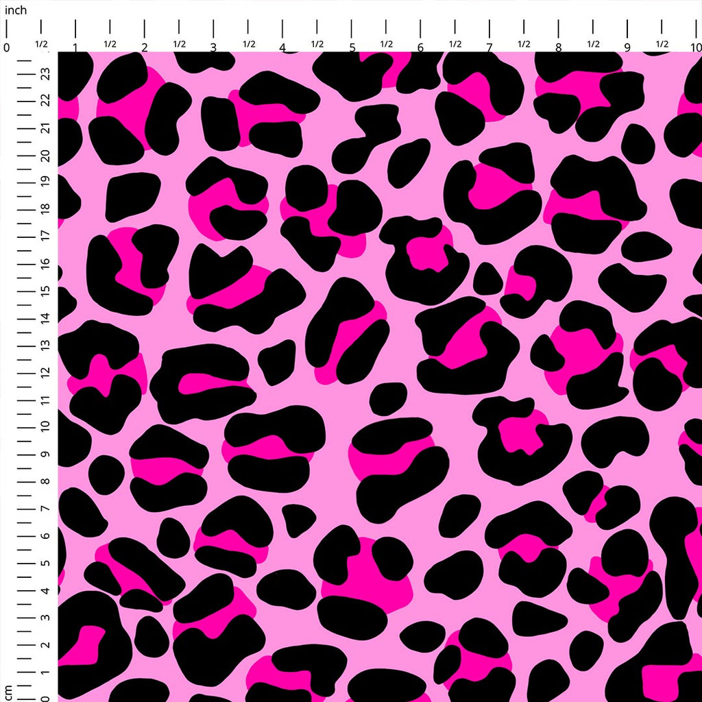 Hot Pink Leopard Fabric