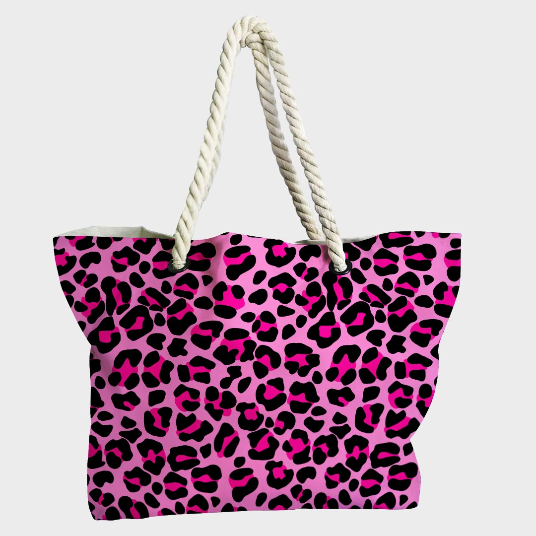 Hot Pink Leopard Fabric
