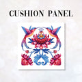CUSHION Fabric Panel Hummingbird Pink