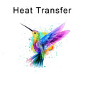 Hummingbird Iron on fabric heat transfer DTF-4