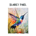 Hummingbird Fabric Blanket Panel BP-15